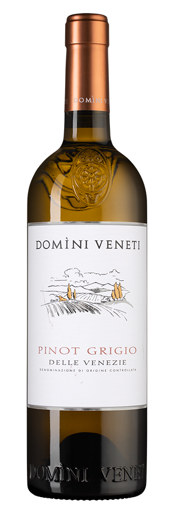 Вино Pinot Grigio, Domini Veneti, 2021, (137561), Италия, Венето, белое, полусухое, 0.75 л, Пино Гриджо, цена 2690 рублей