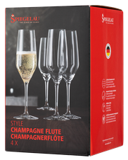 Для шампанского Набор из 4-х бокалов Spiegelau Style для шампанского, (130470), Германия, 0.24 л, Бокалы Стайл для шампанского 4670187 цена 3760 рублей