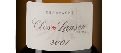 Шампанское и игристое вино из винограда шардоне (Chardonnay) Clos Lanson Brut Nature в подарочной упаковке