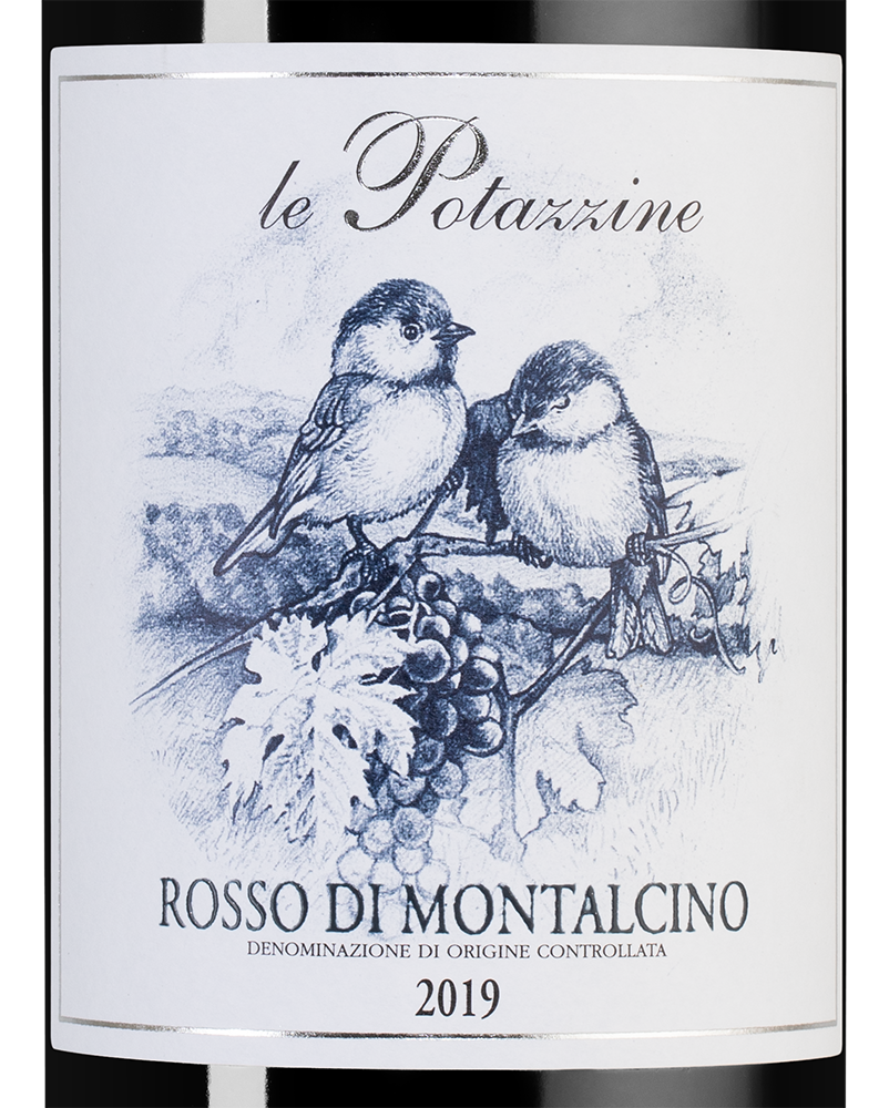 Вино Rosso di Montalcino, Le Potazzine, 2019, (125640), Италия, Тоскана, красное, сухое, 0.75 л, Россо ди Монтальчино, цена 13490 рублей
