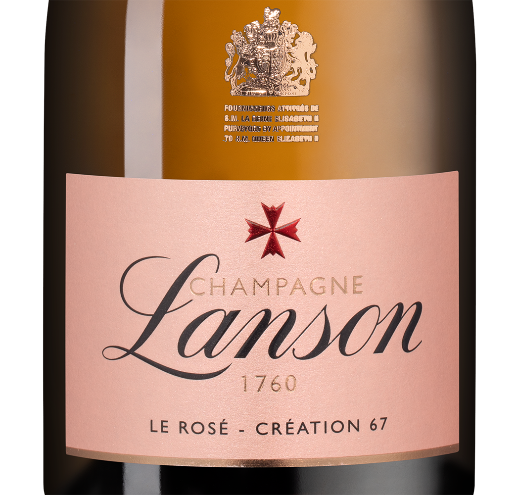 Шампанское Le Rose Creation, Lanson, (151860), Франция, Шампань, розовое, брют, 0.75 л, Ле Розе Креасьон Брют, цена 12943 рублей