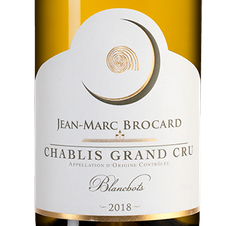 Вино Chablis Grand Cru Les Blanchots, (122693), белое сухое, 2018 г., 0.75 л, Шабли Гран Крю Ле Бланшо цена 21990 рублей