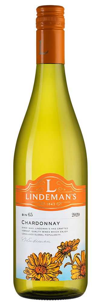 Вино Bin 65 Chardonnay, Lindeman's, 2020, (125721), Австралия, Юго-Восточная Австралия, белое, полусухое, 0.75 л, Бин 65 Шардоне, цена 1490 рублей