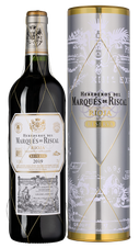 Вино Marques de Riscal Reserva в подарочной упаковке, (144000), gift box в подарочной упаковке, красное сухое, 2019, 0.75 л, Маркес де Рискаль Ресерва цена 5490 рублей