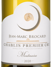 Вино Chablis Premier Cru Montmains Bio, (137928), белое сухое, 2020 г., 0.75 л, Шабли Премье Крю Монмэн цена 8490 рублей