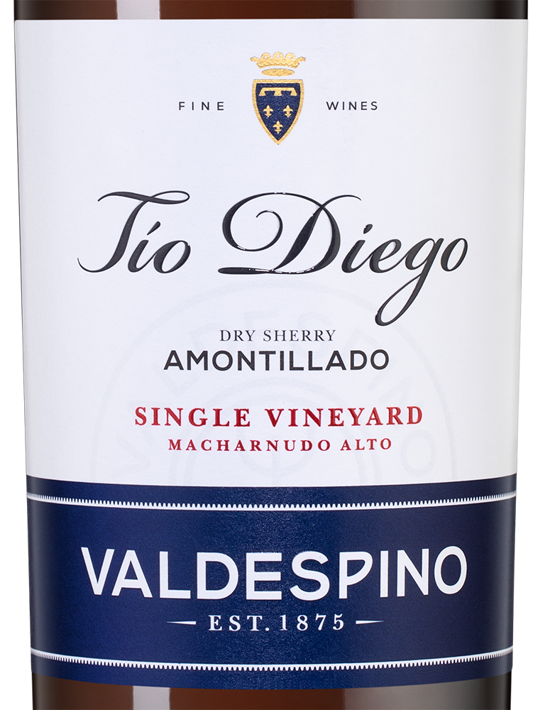 Херес Amontillado Tio Diego, Valdespino, (132788), Испания, Андалусия, 0.75 л, Амонтийадо Тио Диего, цена 5490 рублей