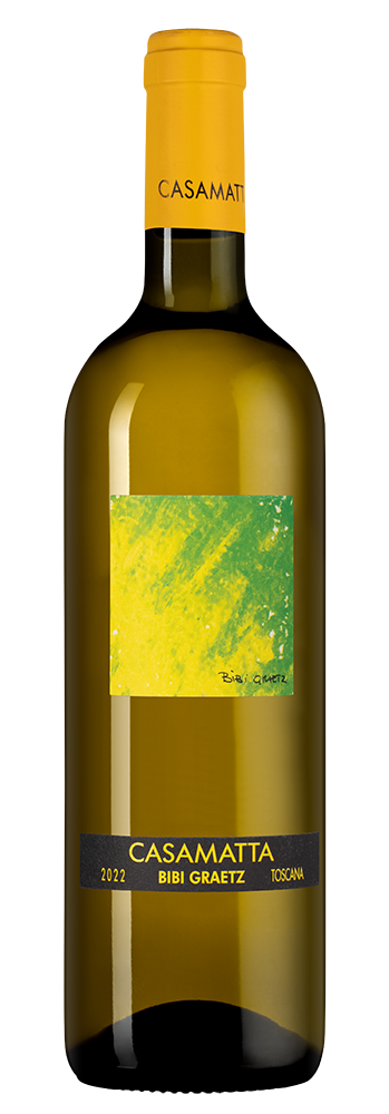 Вино Casamatta Bianco, Bibi Graetz, 2022, (144614), Италия, Тоскана, белое, сухое, 0.75 л, Казаматта Бьянко, цена 4893 рублей