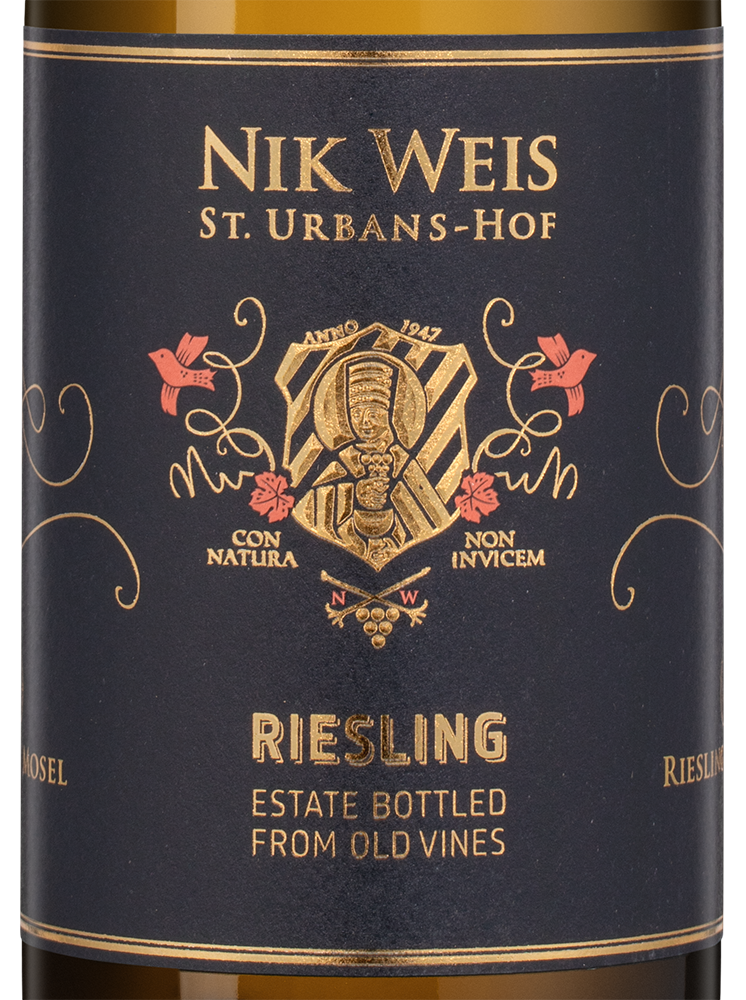 Вино Riesling Old Vines Mosel, Nik Weis St. Urbans-Hof, 2024, (158299), Германия, Мозель, белое, полусладкое, 0.75 л, Рислинг Олд Вайнс Мозель, цена 2993 рублей