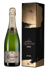 Шампанское Lanson Gold Label Brut Vintage, (101844), gift box в подарочной упаковке, белое брют, 2008 г., 0.75 л, Голд Лейбл Винтаж Брют цена 13990 рублей