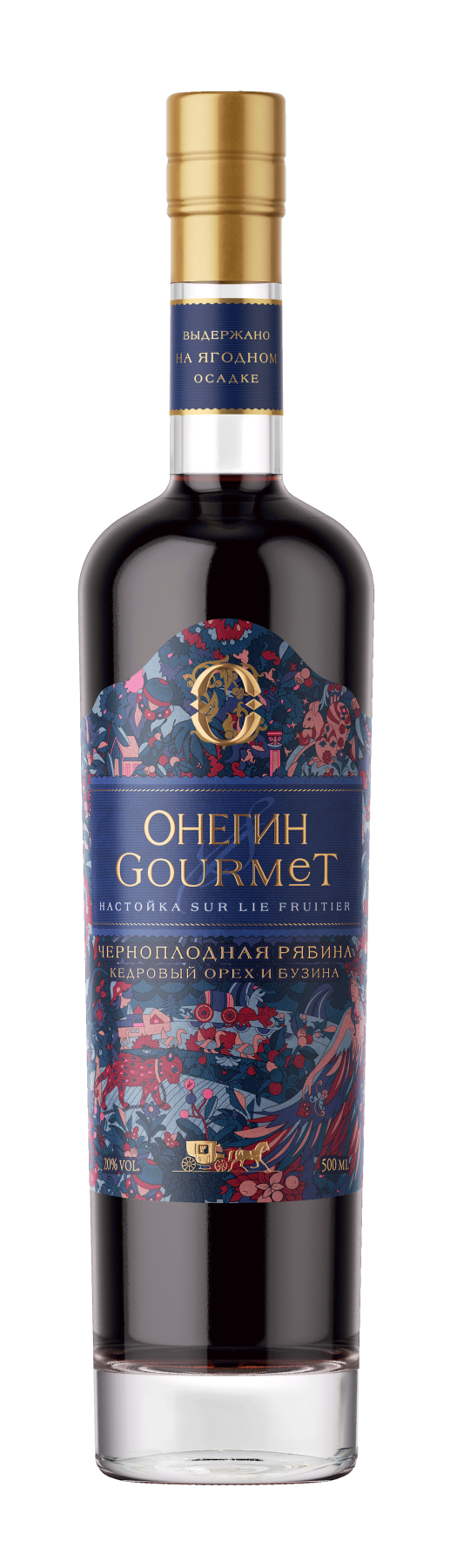 Настойка ягодная сладкая Онегин Gourmet Черноплодная рябина, 0.5л, (135644), Россия, 0.5 л, Онегин Gourmet "Черноплодная рябина", цена 1690 рублей
