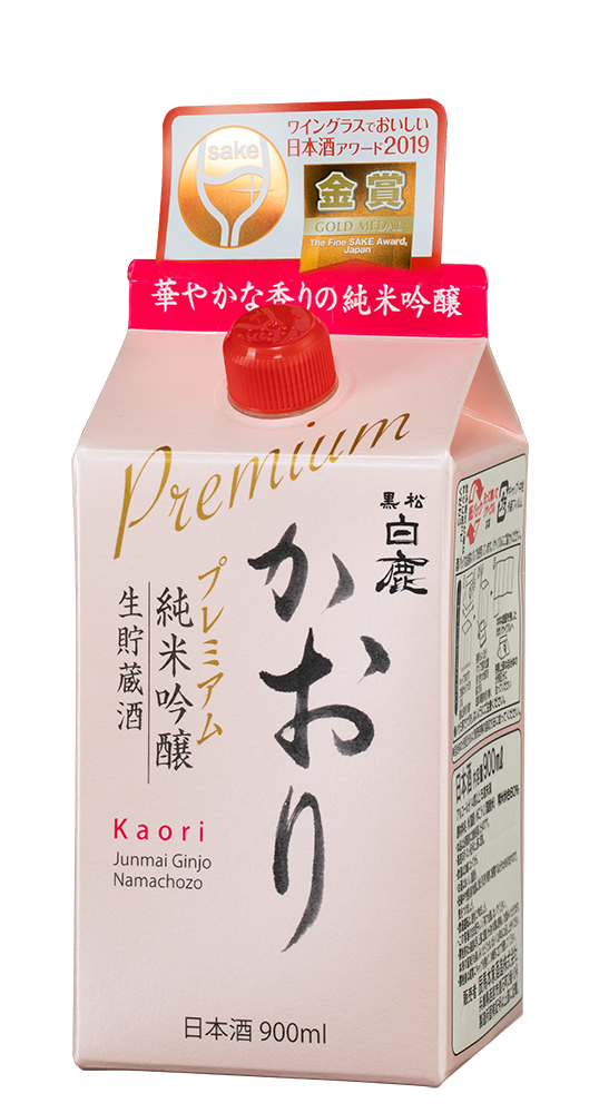 Саке Hakushika Kaori Junmai Ginjo, 0.9л, (154028), Япония, Хёго, 0.9 л, Хакусика Каори Дзюнмай Гиндзё, цена 3490 рублей