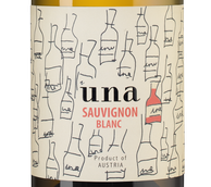 Вино белое полусухое UNA Sauvignon Blanc
