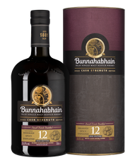 Виски Bunnahabhain 12 Years Old Cask Strength  в подарочной упаковке, (143901), gift box в подарочной упаковке, Односолодовый 12 лет, Шотландия, 0.7 л, Bunnahabhain Aged 12 Years Cask Strength цена 34990 рублей