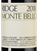 Вино к утке Monte Bello 