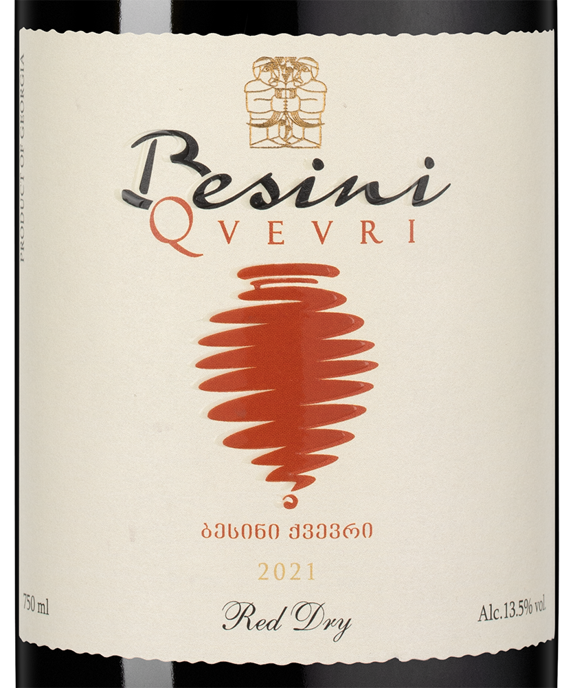 Вино Besini Qvevri Saperavi, 2021, (146983), Грузия, Кахетия, красное, сухое, 0.75 л, Бесини Квеври Саперави, цена 3990 рублей