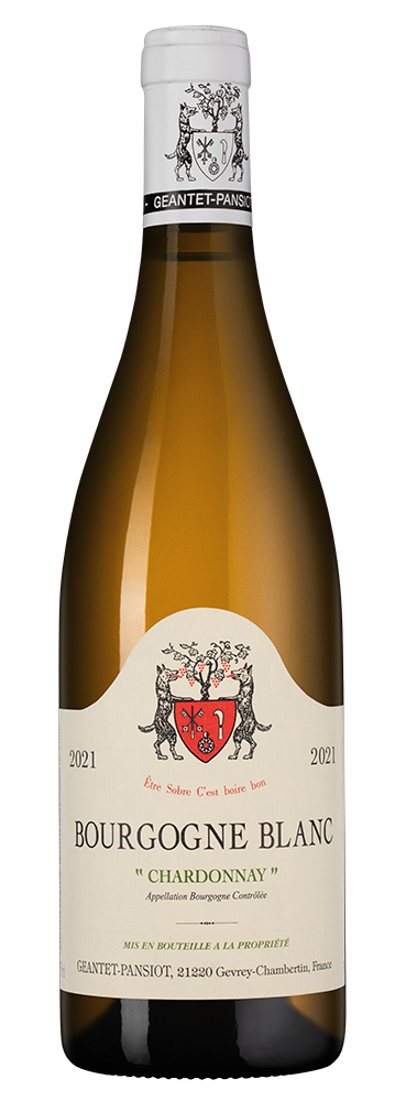 Вино Bourgogne Chardonnay, Domaine Geantet-Pansiot, 2021, (143778), Франция, Бургундия, белое, сухое, 0.75 л, Бургонь Шардоне, цена 9990 рублей