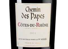 Вино Cotes du Rhone AOP Chemin des Papes Cotes-du-Rhone Rouge