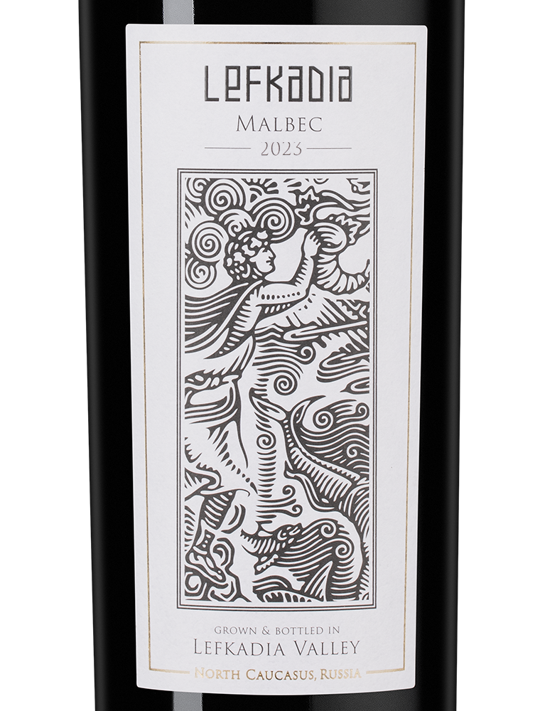 Вино Лефкадия Мальбек, 2023, (152316), Россия, Кубань, красное, сухое, 0.75 л, Лефкадия Мальбек, цена 1990 рублей