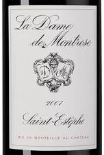 Вино La Dame de Montrose, (137853), красное сухое, 2007 г., 1.5 л, Ла Дам де Монроз цена 22490 рублей