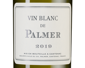 Вино Vin Blanc de Palmer, (133218), белое сухое, 2019 г., 0.75 л, Вэн Блан де Пальмер цена 42990 рублей