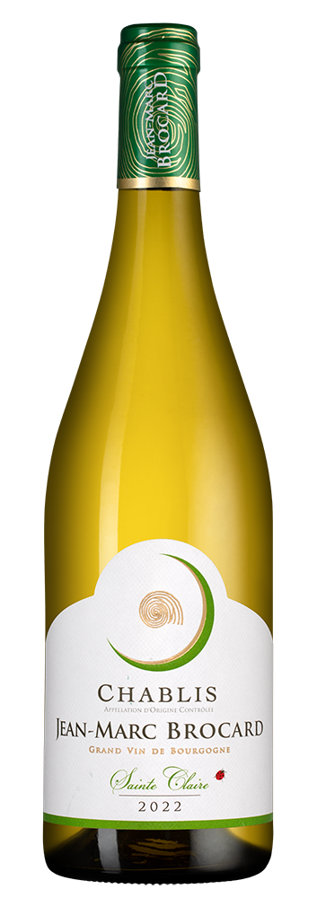 Вино Chablis Sainte Claire, Jean-Marc Brocard (Domaine Sainte-Claire), 2022, (143198), Франция, Бургундия, белое, сухое, 0.75 л, Шабли Сент Клер, цена 5990 рублей