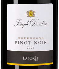 Вино Bourgogne Pinot Noir Laforet, (140166), красное сухое, 2021 г., 0.75 л, Бургонь Пино Нуар Лафоре цена 6990 рублей
