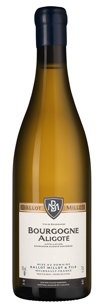 Вино Bourgogne Aligote, Domaine Ballot Millot et Fils, 2023, (154454), Франция, Бургундия, белое, сухое, 0.75 л, Бургонь Алиготе, цена 9290 рублей