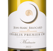 Вино с цветочным вкусом Chablis Premier Cru Montmains