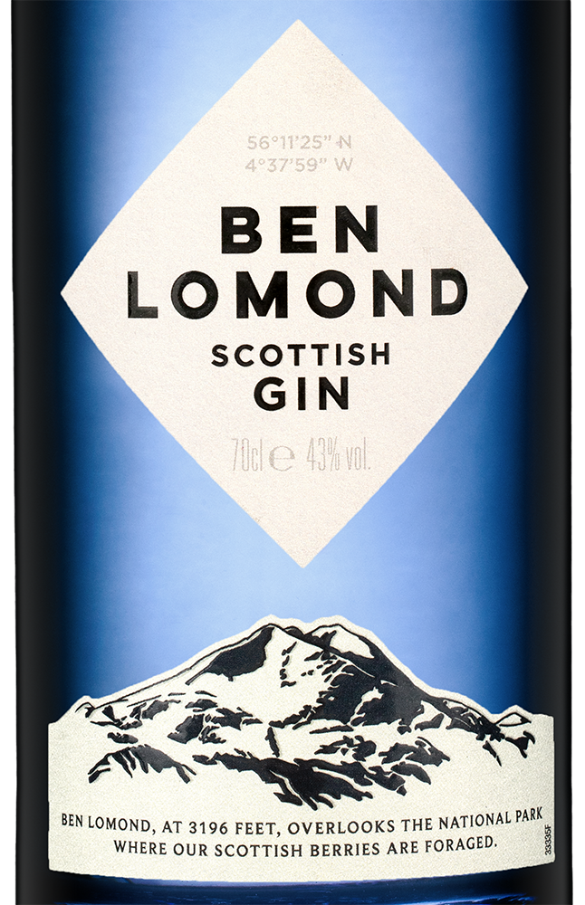 Джин Gin Ben Lomond, (155220), Шотландия, Хайленд, 0.7 л, Джин Бен Ломонд, цена 7490 рублей