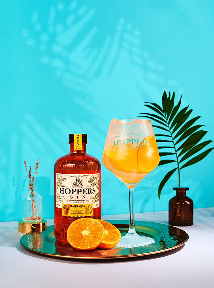 Джин Hoppers Mandarin & Rosemary, (147522), Россия, 0.7 л, Хопперс Мандарин и Розмарин, цена 990 рублей