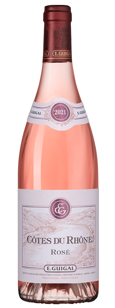 Вино Cotes du Rhone Rose, Guigal, 2021, (140237), Франция, Долина Роны, розовое, сухое, 0.75 л, Кот дю Рон Розе, цена 2993 рублей