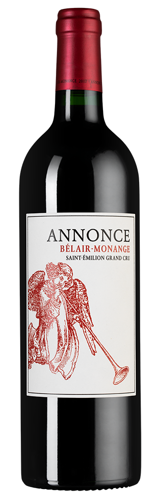 Вино Annonce Belair-Monange (Saint-Emilion Grand Cru), Chateau Belair Monange, 2018, (152078), Франция, Бордо, красное, сухое, 0.75 л, Анонс Белер-Монанж, цена 16990 рублей