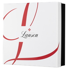 Шампанское Lanson Black Label Brut c 2-мя бокалами, (114566), gift box в подарочной упаковке, белое брют, 0.75 л, Блэк Лейбл Брют цена 15490 рублей