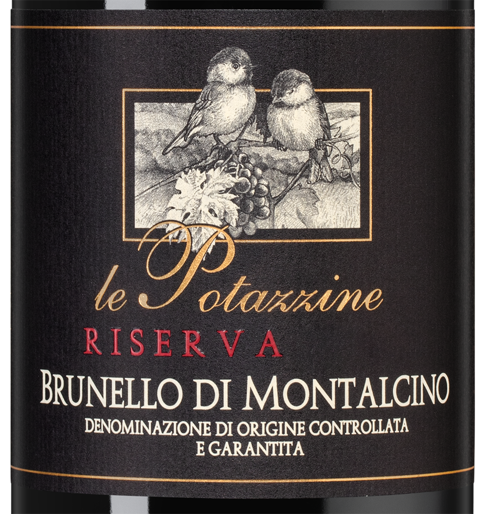 Вино Brunello di Montalcino Riserva, Le Potazzine, 2019, (153829), Италия, Тоскана, красное, сухое, 0.75 л, Брунелло ди Монтальчино Ризерва, цена 77490 рублей