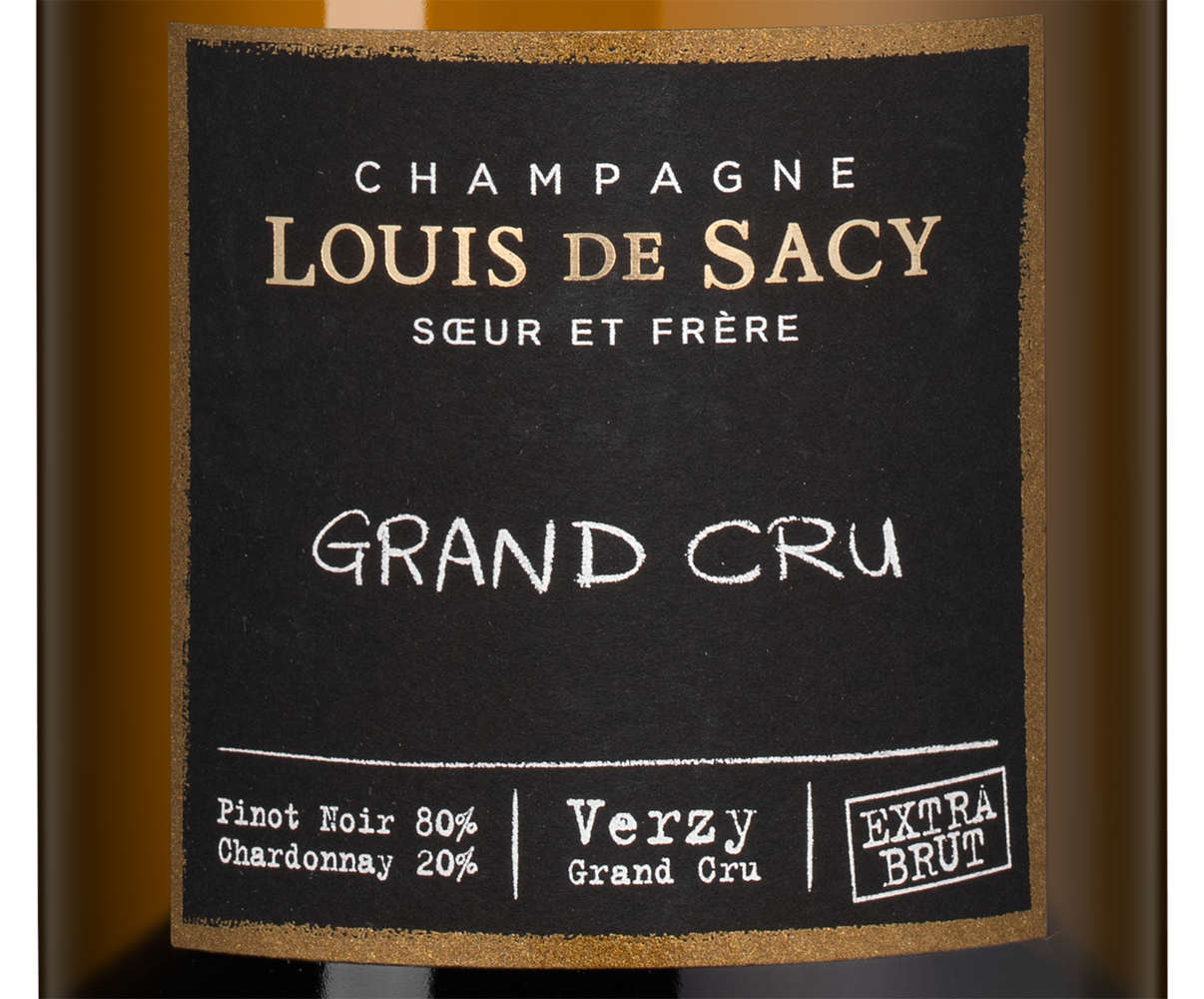 Шампанское Grand Cru, Louis de Sacy, (140243), Франция, Шампань, белое, экстра брют, 0.75 л, Гран Крю, цена 17490 рублей