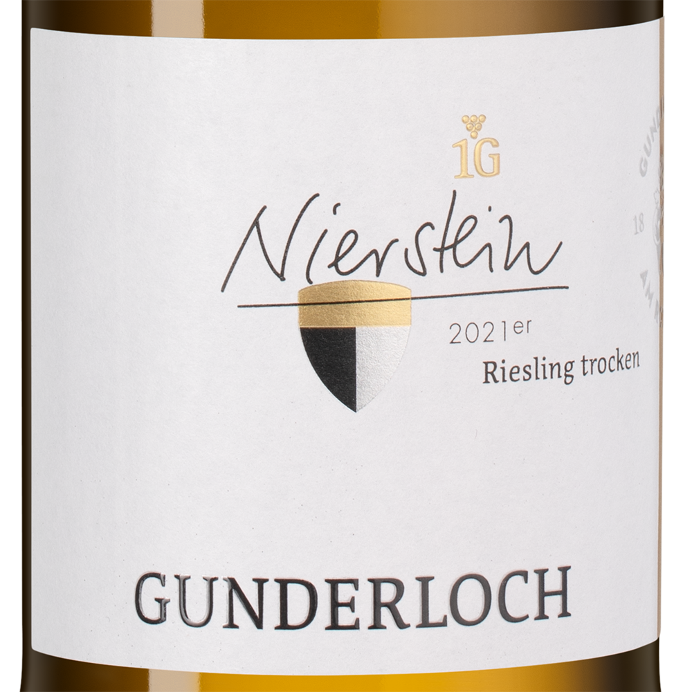 Вино Nierstein Riesling, Gunderloch, 2021, (139018), Германия, Рейнгессен, белое, сухое, 0.75 л, Рислинг Нирштайн, цена 6990 рублей