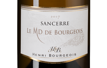 Вино Sancerre Le MD de Bourgeois, (115310), белое сухое, 2017 г., 0.75 л, Сансер Ле МД де Буржуа цена 5990 рублей