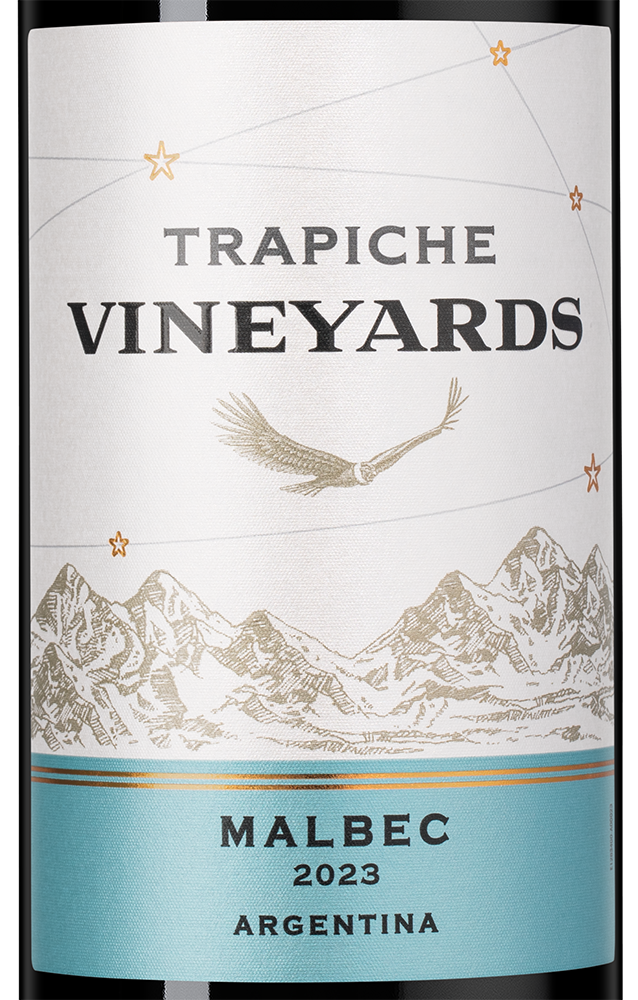 Вино Malbec Vineyards, Trapiche, 2023, (144158), Аргентина, Мендоса, красное, сухое, 0.75 л, Мальбек Виньярдс, цена 1043 рублей
