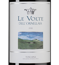Вино Le Volte dell'Ornellaia, (122425), красное сухое, 2018 г., 0.75 л, Ле Вольте дель Орнеллайя цена 4990 рублей