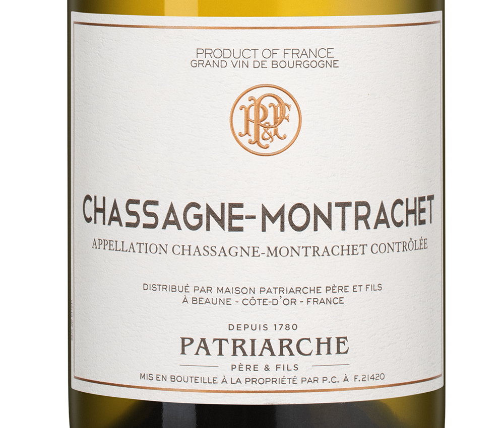 Вино Chassagne-Montrachet Blanc, Patriarche, 2023, (160544), Франция, Бургундия, белое, сухое, 0.75 л, Шассань-Монраше Блан, цена 19990 рублей