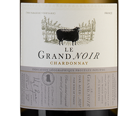 Вино Le Grand Noir Chardonnay, (128105), белое сухое, 2020 г., 0.75 л, Ле Гран Нуар Вайнмэйкерс Селекшн Шардоне цена 1590 рублей