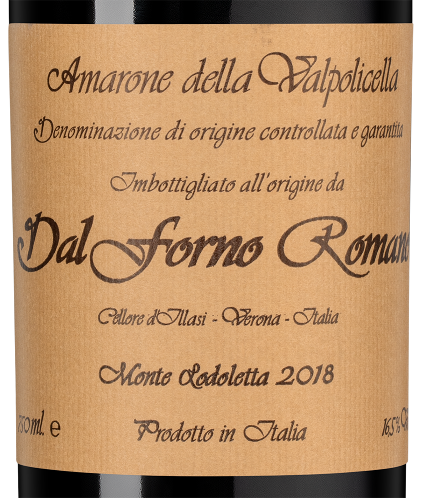 Вино Amarone della Valpolicella, Dal Forno Romano, 2018, (153619), Италия, Венето, красное, полусухое, 0.75 л, Амароне делла Вальполичелла, цена 99990 рублей