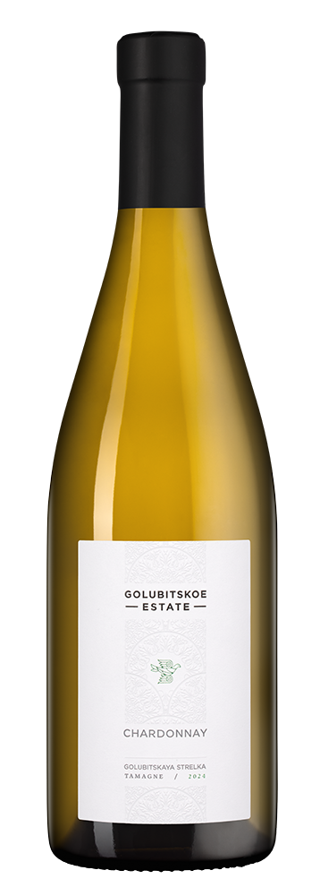 Вино Шардоне, Поместье Голубицкое, 2024, (155453), Россия, Кубань, белое, сухое, 0.75 л, Шардоне, цена 990 рублей