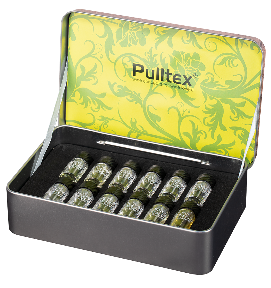 Коллекция ароматов "Нос вина: белые и игристые", Pulltex, (145669), Испания, стекло/пластик, Нос вина. Коллекция ароматов белых и шампанских вин, набор (12 шт.), цена 10490 рублей