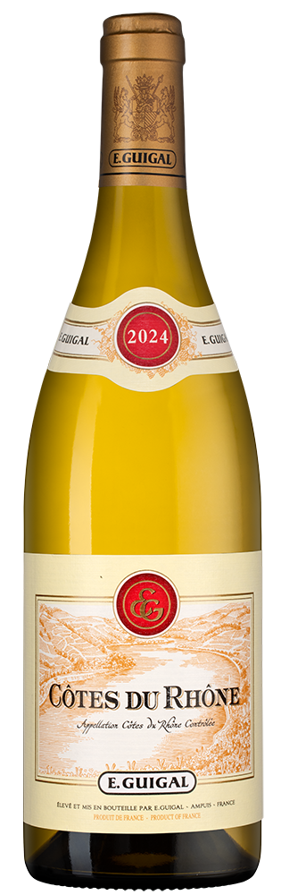Вино Cotes du Rhone Blanc, Guigal, 2024, (156128), Франция, Долина Роны, белое, сухое, 0.75 л, Кот дю Рон Блан, цена 2768 рублей