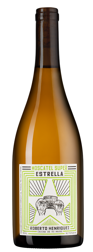Вино Moscatel Super Estrella, Roberto Henriquez, 2020, (127276), Чили, Южный регион, белое, сухое, 0.75 л, Москатель Супер Эстрелла, цена 7990 рублей