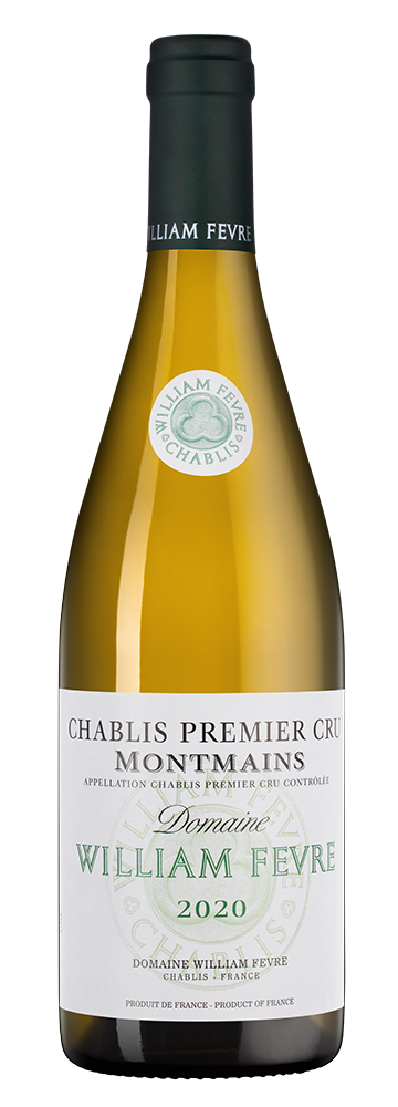 Вино Chablis Premier Cru Montmains, William Fevre, 2020, (136810), Франция, Бургундия, белое, сухое, 0.75 л, Шабли Премье Крю Монмен, цена 19990 рублей