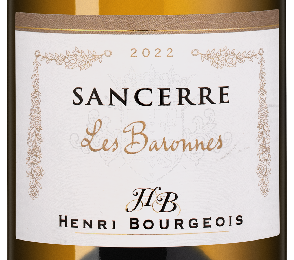 Вино Sancerre Blanc Les Baronnes, Henri Bourgeois, 2022, (142823), Франция, Долина Луары, белое, сухое, 0.75 л, Сансер Блан Ле Барон, цена 5618 рублей