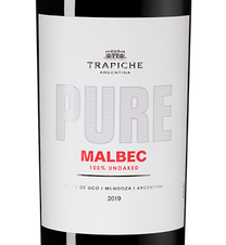Вино Pure Malbec, (119726), красное сухое, 2019 г., 0.75 л, Пьюр Мальбек цена 1490 рублей