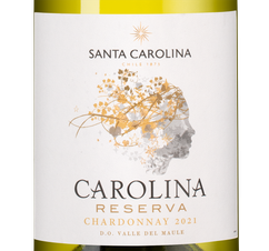 Вино Carolina Reserva Chardonnay, (138270), белое сухое, 2021 г., 0.75 л, Каролина Ресерва Шардоне цена 1490 рублей